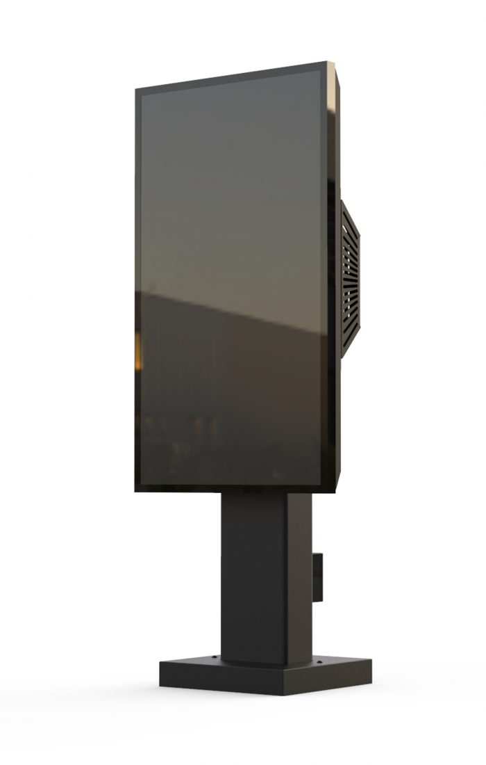 MPQSRD-55-SAM Mustang Professional - Kiosk - Single QSR Menu Board with Samsung OH55F - Image 2