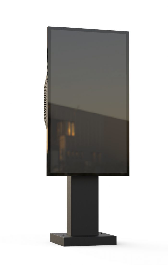MPQSRD-55-SAM Mustang Professional - Kiosk - Single QSR Menu Board with Samsung OH55F - Image 3