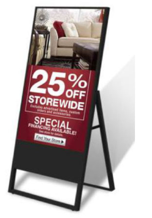 Poster Display Stands  Retail Free-Standing Poster Display